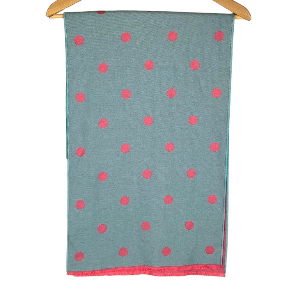 Cashmink scarf pink and blue